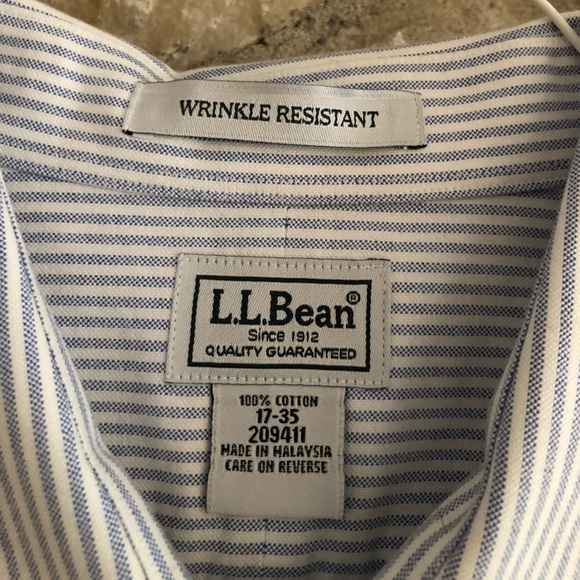 EUC LL Bean Dress Shirt - Picture 2 of 4